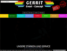 Tablet Screenshot of gerrit-event-concept.de